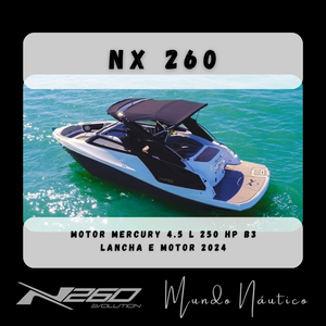 Lancha Nx Boats 260 2024 - Ñ Focker Mestra Ventura
