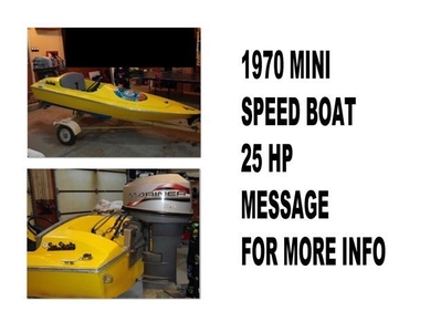 Vintage Mini Speedboat