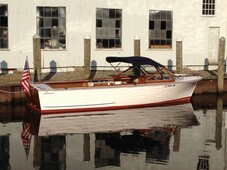 1965 25' Lyman Sleeper Classic Wooden Boat