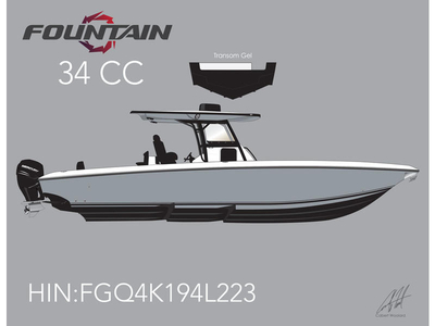 2023 Fountain 34 CC powerboat for sale in Florida