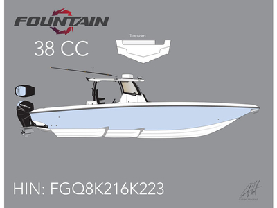 2023 Fountain 38 CC powerboat for sale in Florida