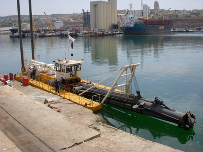 Cutter-suction dredge - SGT 300 - Italdraghe - work boat / service boat / work barge