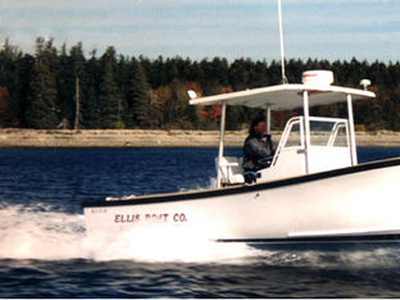 Inboard center console boat - 24 OPEN FISHERMAN - Ellis Boat - sport-fishing / with T-top