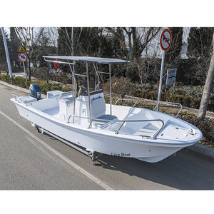 Outboard center console boat - SW580 - Qingdao Lian Ya Boat Co.,Ltd. - sport-fishing / fiberglass / 8-person max.