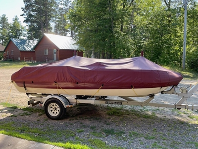1988 Anchor Ind 18' Deck Boat Located In Cushing, MN - Has Trailer