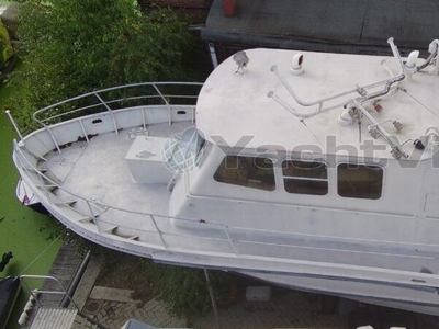 Aluminium Yachtwerft Franck Polizeiboot Ehemals Wsp Sh Komplett Aus Aluminium (1982) For sale