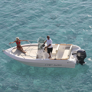 Outboard center console boat - CAP 520 - Capelli - ski / 6-person max. / sundeck
