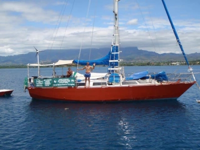 38’ steel, blue water cruising yacht based near Lautoka, Fiji