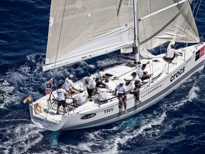 Cruising-racing sailboat - X-41 - X-Yachts - one-design / 2-cabin / with center cockpit