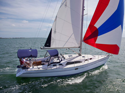 Ocean cruising sailboat - 385 - Catalina Yachts - classic / 1-cabin / fiberglass