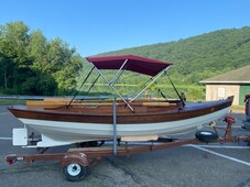 1989 Dory Motor Launch Classic Wooden Boat