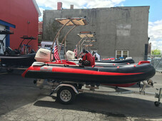 Package Deal On 5 New Rigid Inflatable Boats With Suzuki OB And Trailers