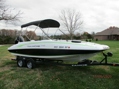 TAHOE 2150 DECK BOAT W/200HP MERCURY 4 STROKE, TRAILER AND COVER INCLUDED** ** OBO