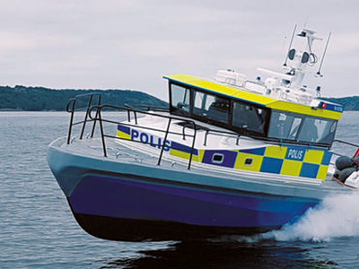 Patrol boat - 15 M FAST - Swede Ship Marine AB - fiberglass / FRP