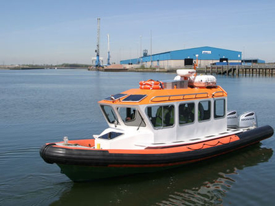 Patrol boat - ALN 160 ‘POSRA’ - Alnmaritec - outboard / rigid hull inflatable boat