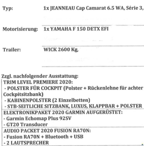 2021 Jeanneau Cap Camarat 6.5 WA Serie 3, EUR 49.999,-