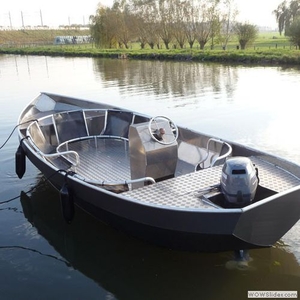 Outboard center console boat - Amesterdal Lounger - Alufleet B.V. - aluminum / sundeck