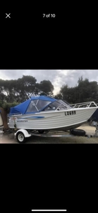 Boat stacer sunmaster 455