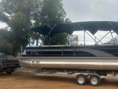 BRAND NEW A BARGIN FOR A 27 FOOT PONTOON BBQ BOAT.