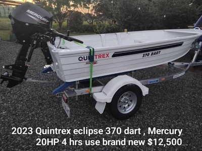 2023 Quintrex eclipse boat 20 mercury