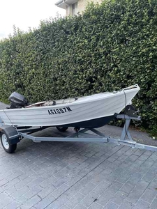 Aluminium Boat, Outboard Motor and Trailer