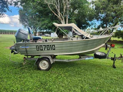 Stacer Seaspring Boat, Outboard and Trailer