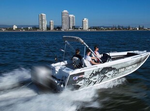 Quintrex 590 Frontier SC + Yamaha F130hp 4-Stroke - Pack 1 for sale online prices