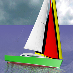 Cruising sailboat - Watson 33 - Mayrik Yacht Design - lifting keel