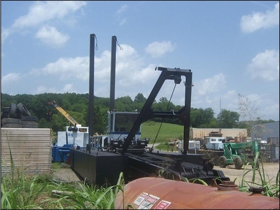 Floating Cutterhead Suction Dredge powerboat for sale in Georgia