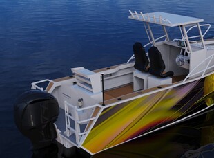 NEW Sabrecraft Marine Walkaround Cabin Hard Top 7.80 metre Boat, Motor and extras package