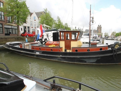 0 Custom Dutch barge tug boat HAPPINESS | 50ft