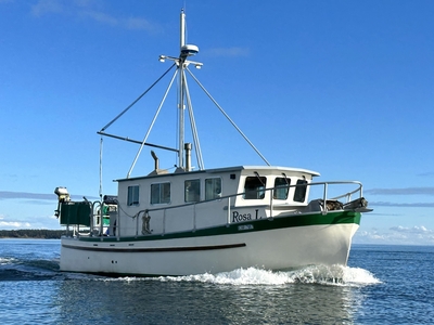 1968 Custom 37 Trawler Rosa L | 37ft