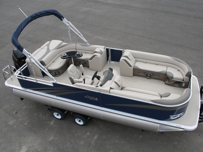 New 23 Ft Pontoon Boat-115 Mercury And Dual Bunk Trailer