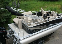 New 14 Ft Pontoon Boat Motor And Trailer ---New