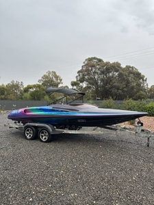 Camero stealth ski boat