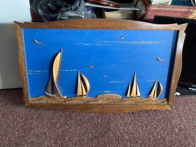 Sailing boats hand made picture