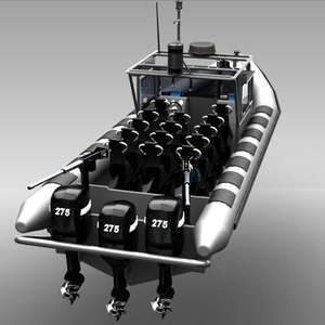 Patrol boat - MR-1050 ASSAULT - Madera Ribs - outboard / rigid hull inflatable boat