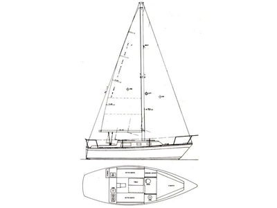 1976 Cal Boats 2-27 sailboat for sale in Florida