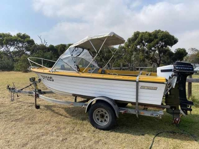 Easy Rider 4.5m with Johnson 65hp