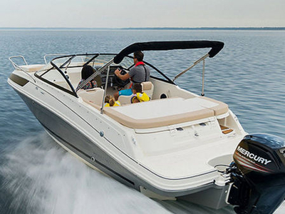 Outboard day cruiser - VR5 Cuddy OB - Bayliner - open / dual-console / sport