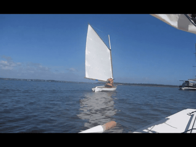 Sailing dinghy/ Daysailer Catboat