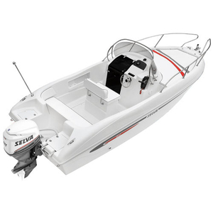 Outboard walkaround - SD 5.7 - Selva Marine - Fiberglass - center console / open / 7-person max.