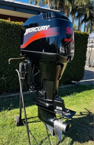 Mercury 90hp 20” Long shaft Outboard Engine, Excellent Condition