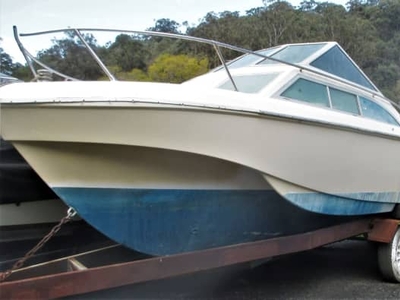 Wellcraft Airslot 24 ft Cathedral Tri Hull 1975- Project boat.