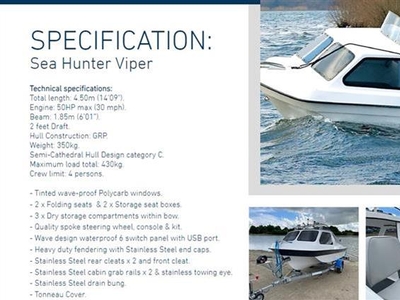 Sea Hunter Viper (2022) for sale