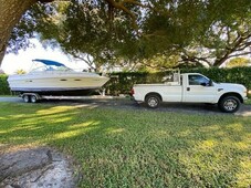 1990 Sea Ray Amberjack 270 W/2014 Continental Trailer AND 2008 Ford F-250 Truck