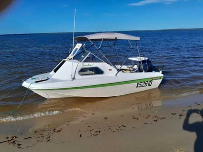 5m Fibreglass Half Cabin Boat For Sale - Waa2