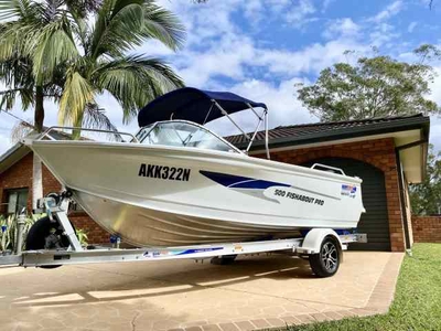 Quintrex 500 Fishabout Pro Boat with Yamaha 90hp