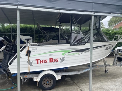 485 trailcraft freestyler tinny boat fishing quintrex stacer
