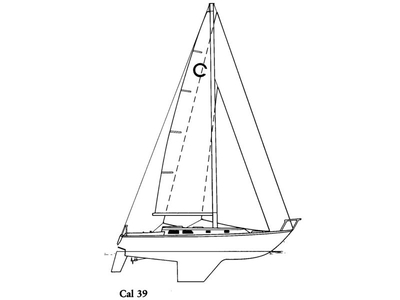 1979 79 Cal 39' sailboat for sale in California